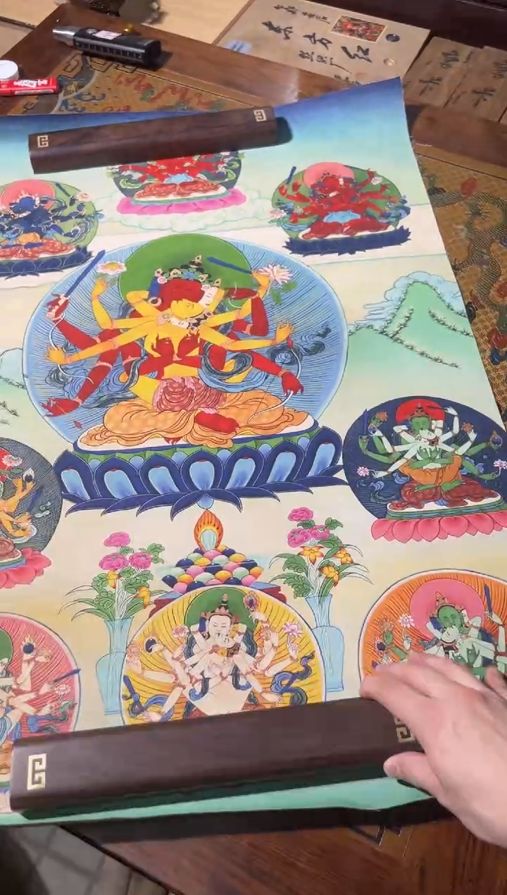 卷轴画卷轴画奥奥的唐卡