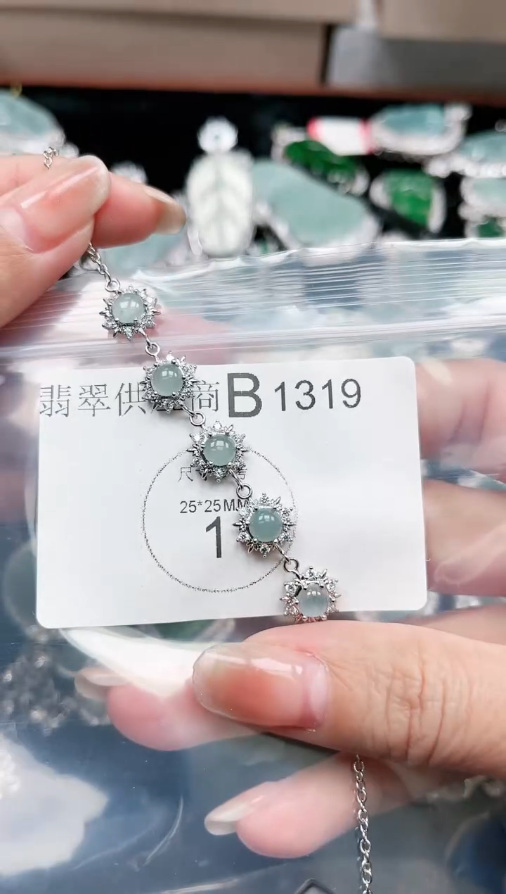 【闪购商品】翡翠颈饰未镶嵌赠皮绳1319