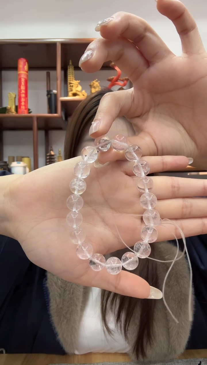 未镶嵌手链水晶白水手串-593515