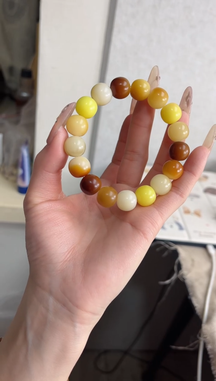 【闪购商品】菩提根/象牙果手串e27干磨苹果12*13