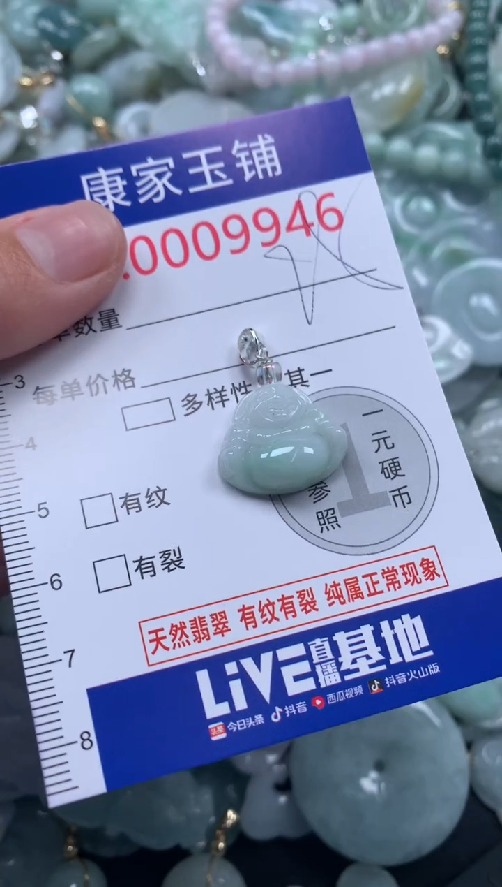 颈饰未镶嵌翡翠9946