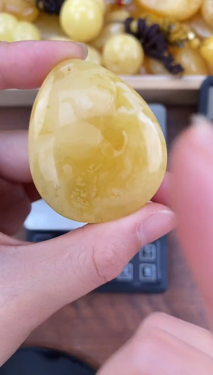 裸石琥珀未镶嵌天然琥珀蜜蜡