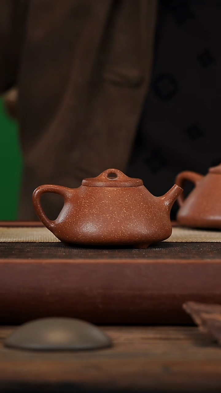 茶壶紫砂红降坡子冶200容量