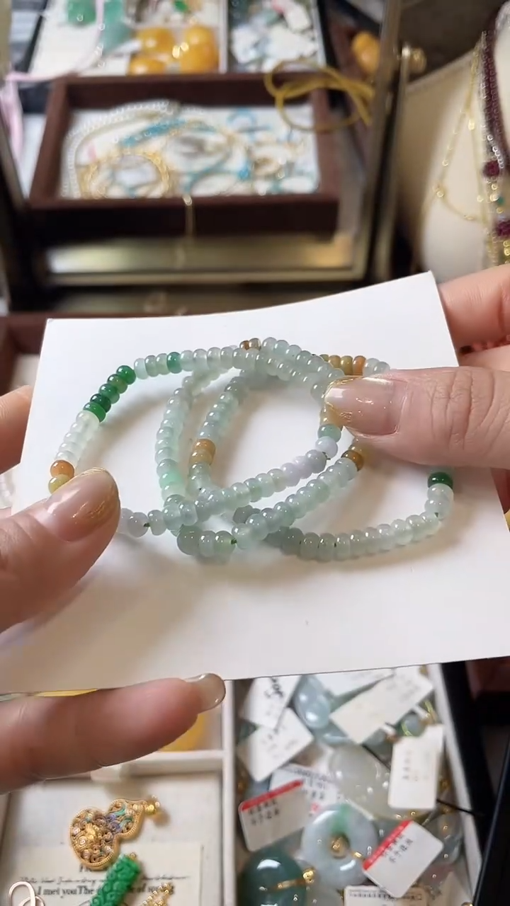 【闪购商品】翡翠手链未镶嵌手链不规则发货选其一