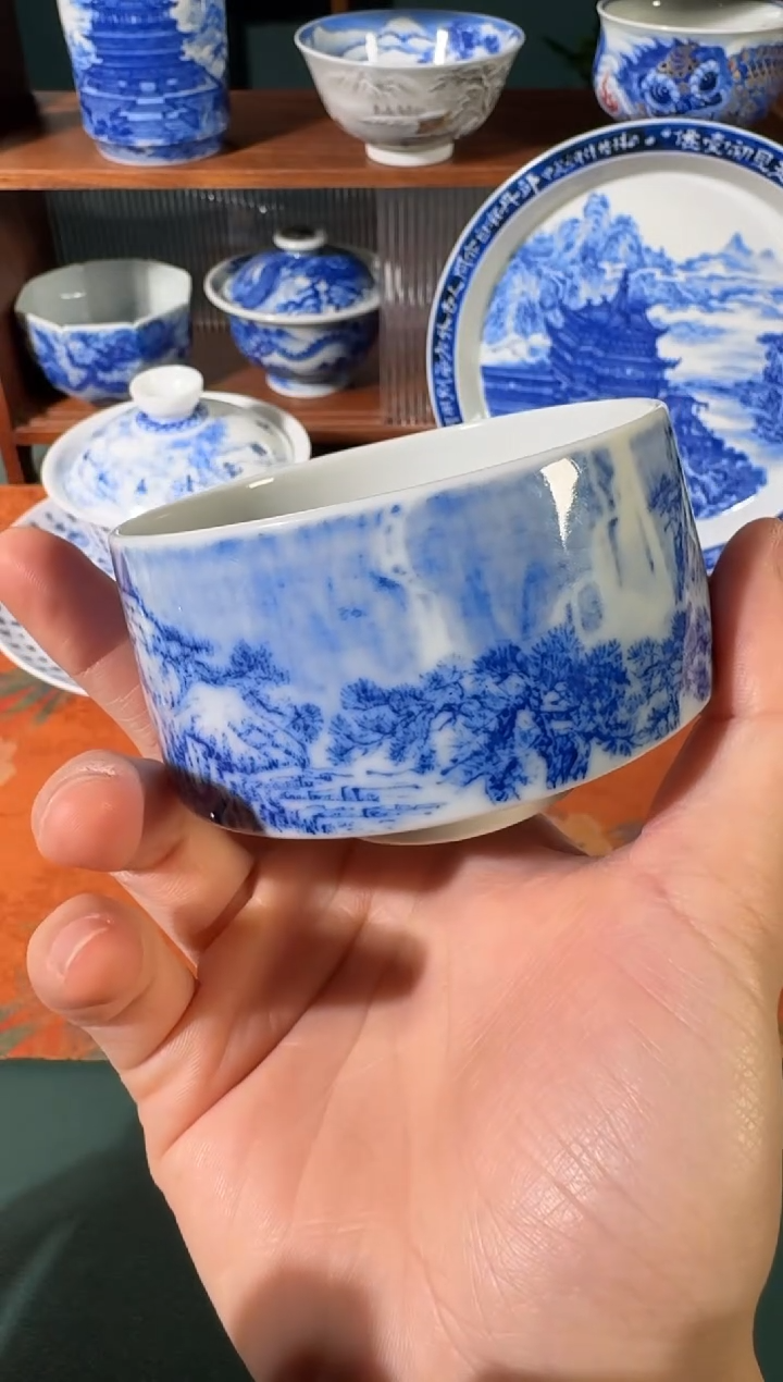 【闪购商品】杯云山片玉山水直口