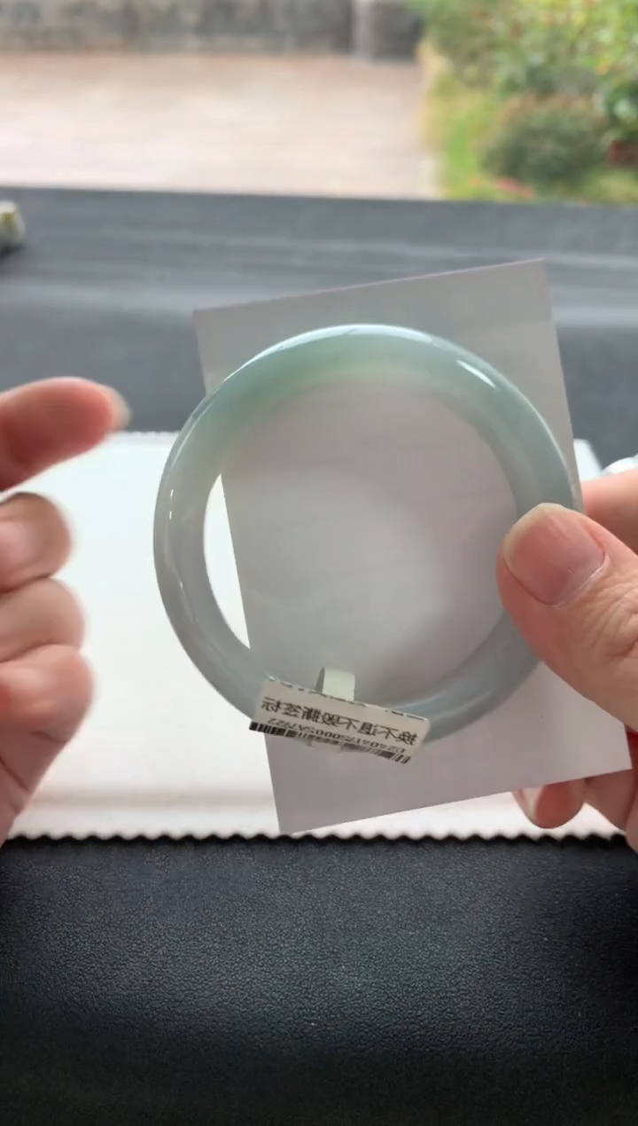 【闪购商品】翡翠手镯未镶嵌53正圈A7922买断