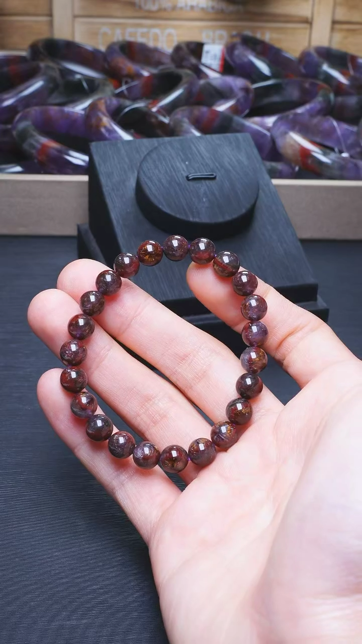 【闪购商品】水晶L020极光四色天眼单圈8m未镶嵌多样性发其一