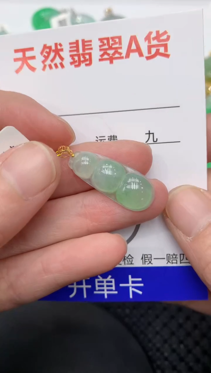 【闪购商品】翡翠颈饰18K金镶嵌11111111111