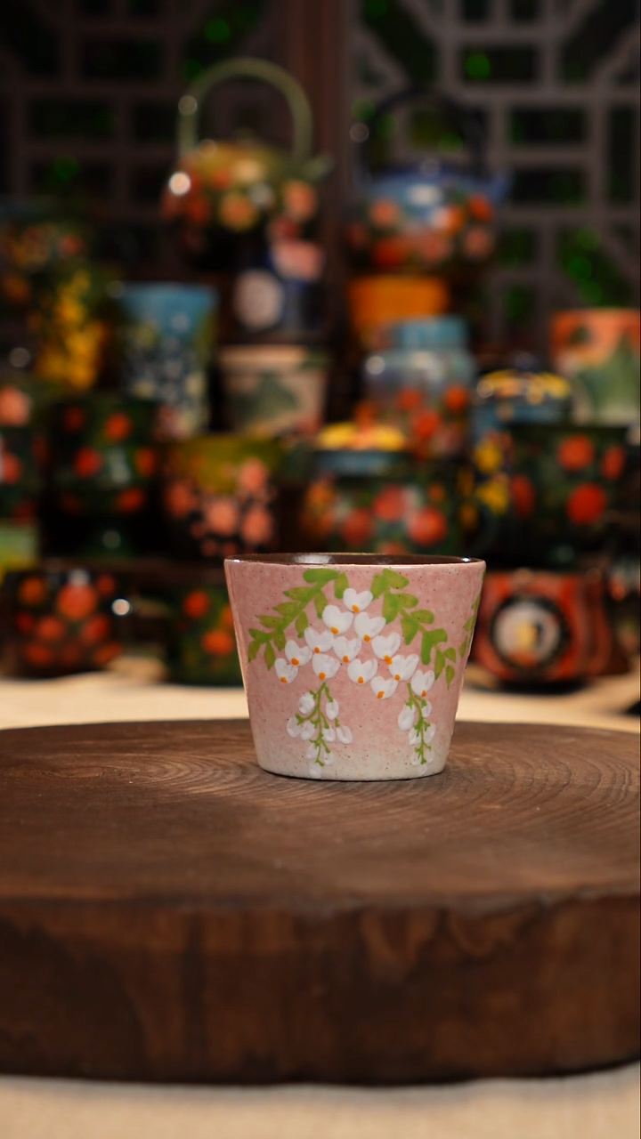 油画    釉下彩   杯子