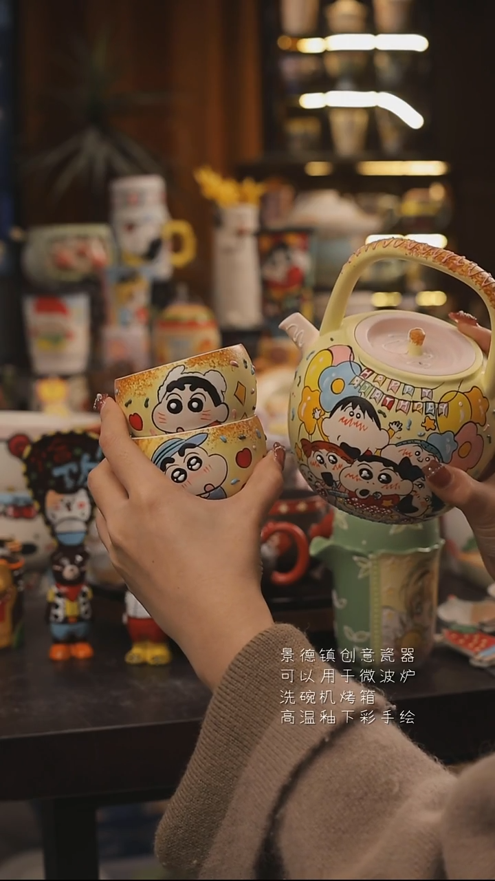 景德镇釉下彩绘设计师款式陶瓷