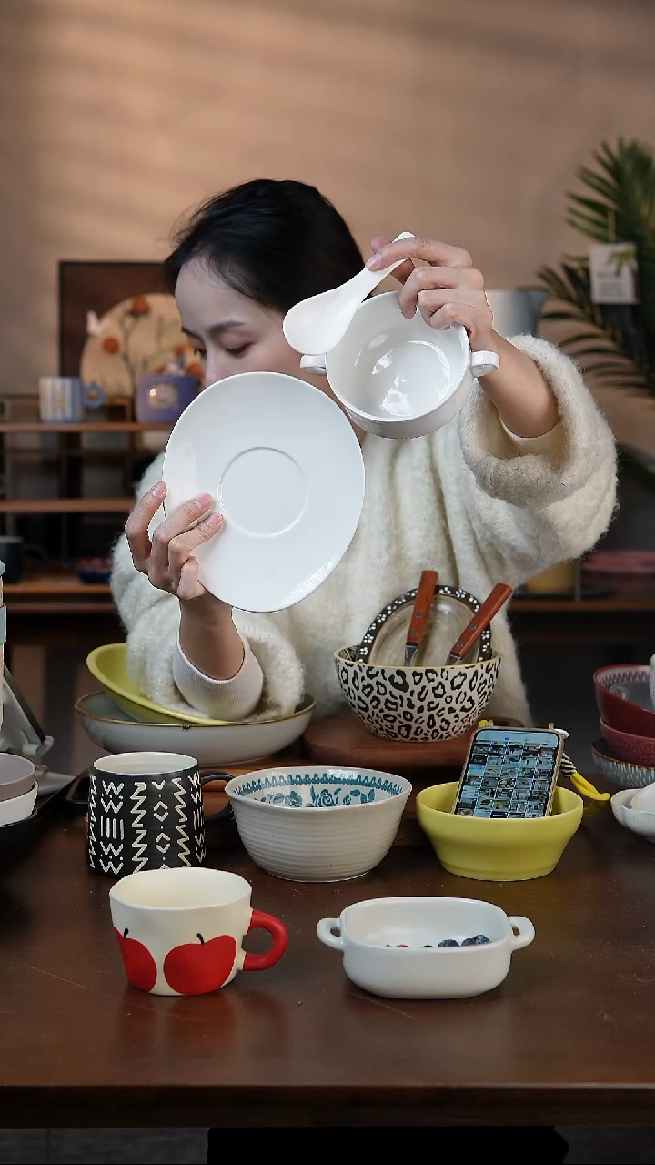 杯子勺子碟子三件套