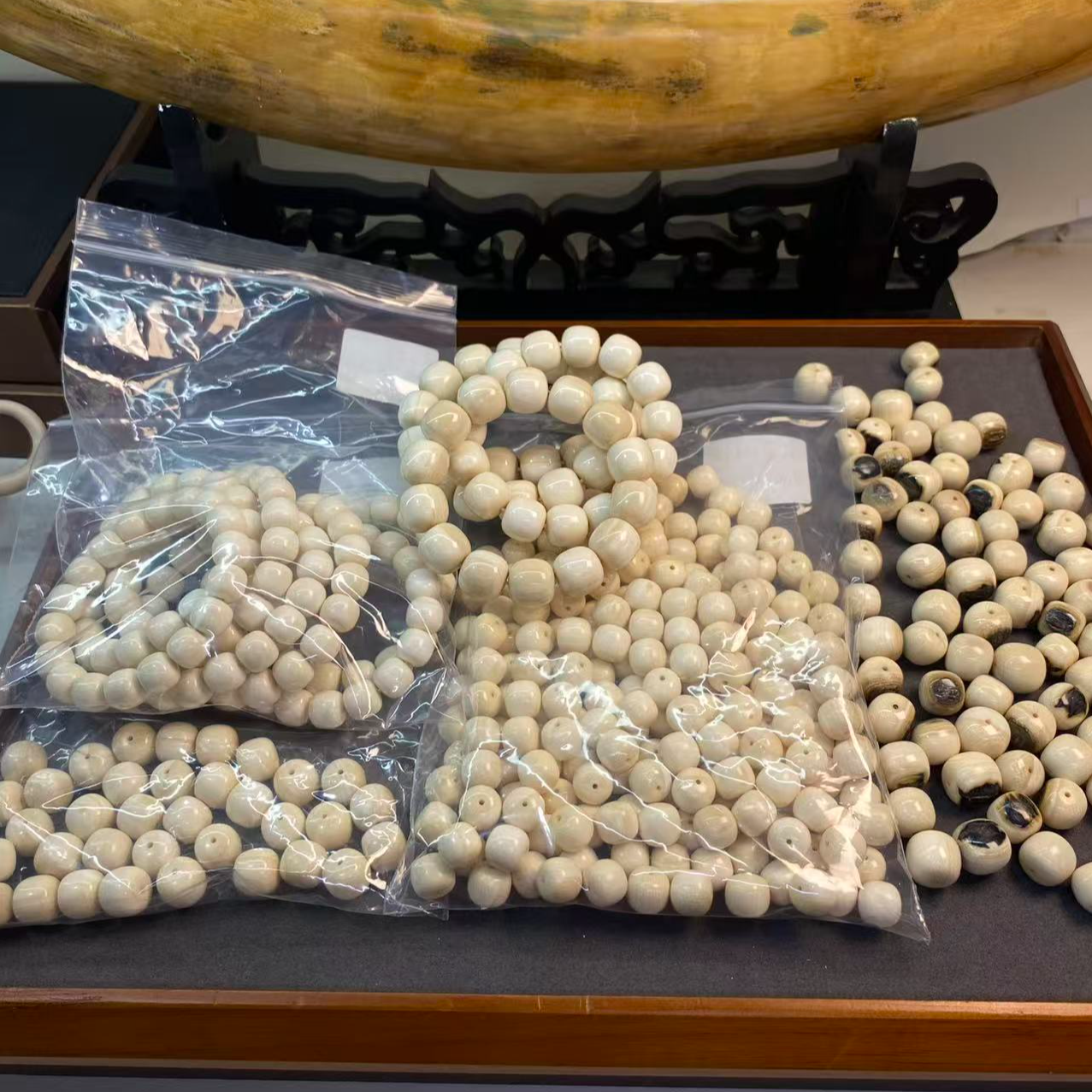 【AL】猛犸牙珠子/一物一拍/一物一图/实物以直播间为准多样性发货