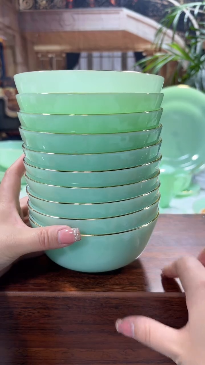 【闪购商品】...5.5英寸玉瓷碗10个口径13.8厘米