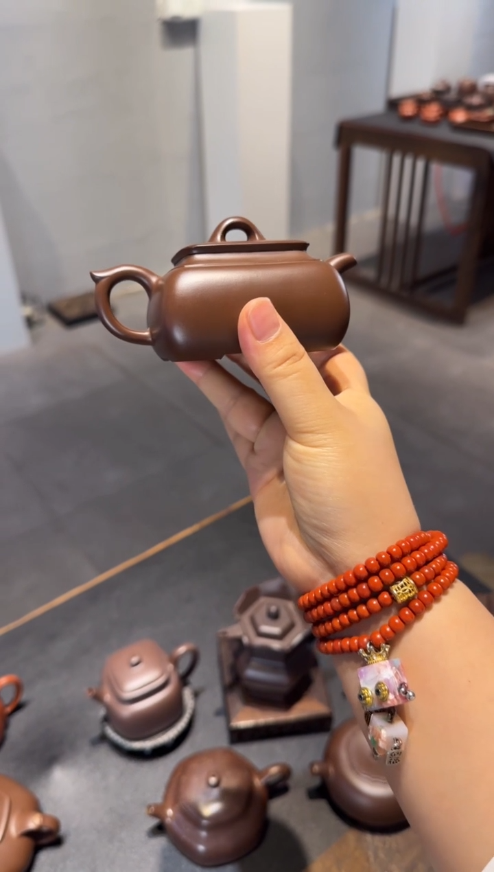 茶壶紫砂长四方 紫砂壶