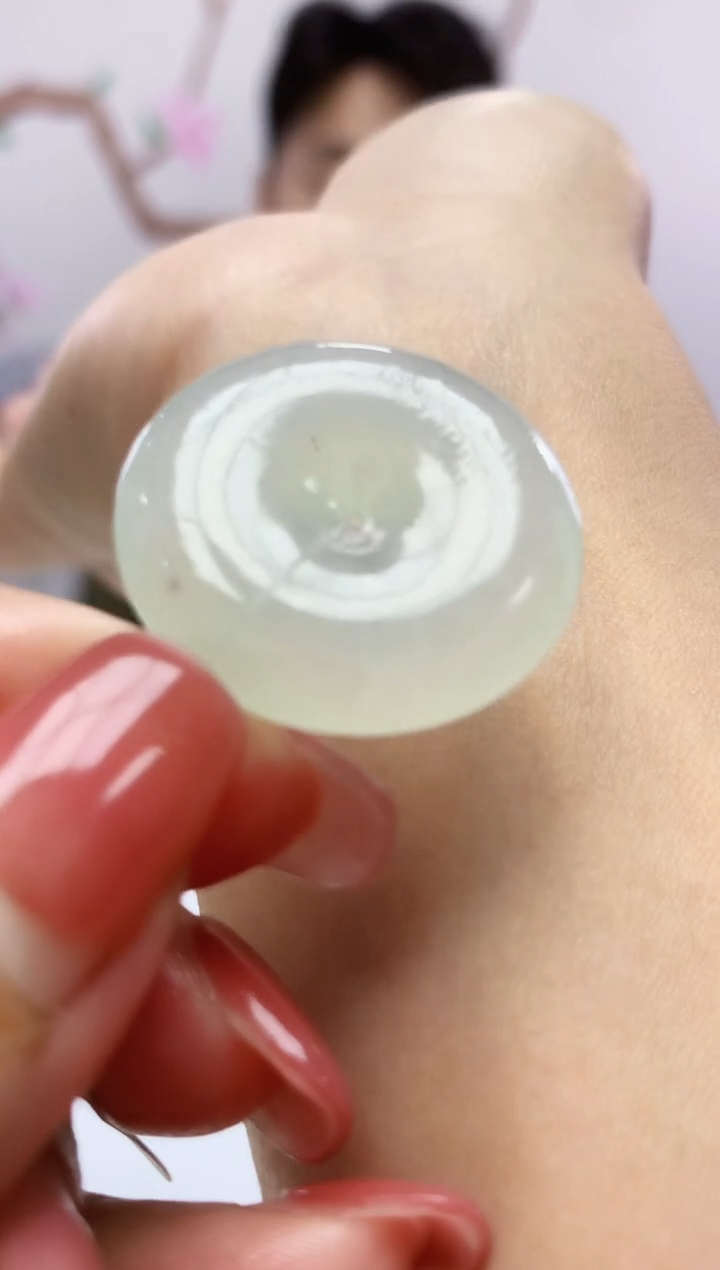 定制翡翠未镶嵌888xm-毛货平安扣89