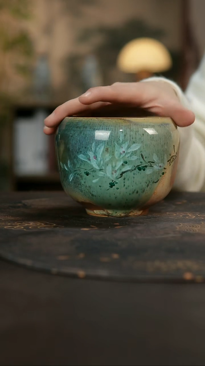景德镇陶瓷杯碗柴烧多人