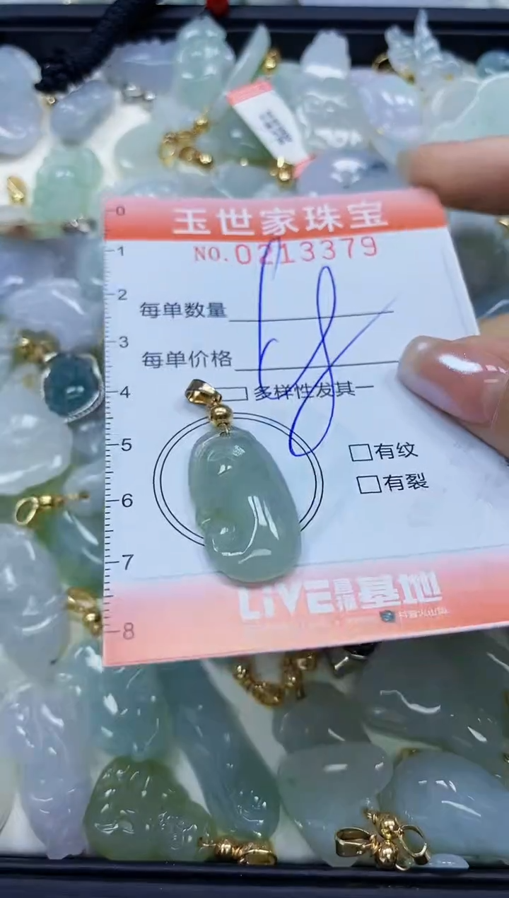 【闪购商品】翡翠未镶嵌颈饰闪购0213379