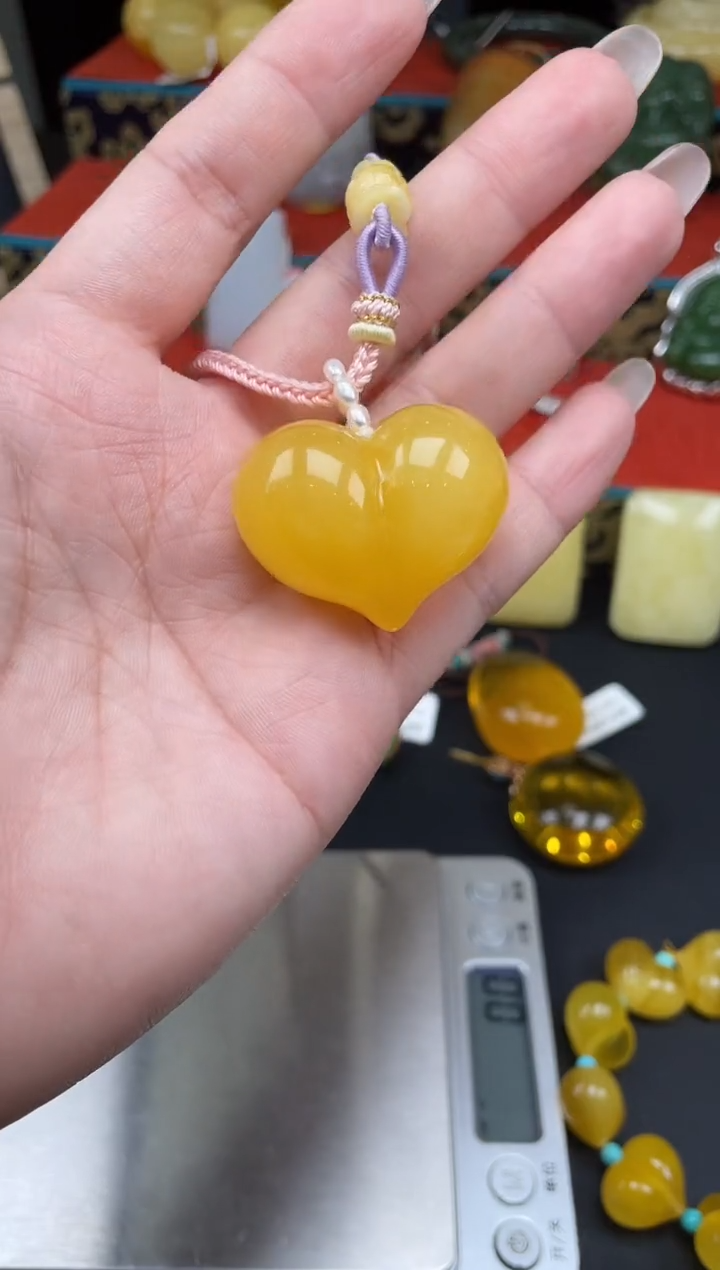 蜜蜡颈饰未镶嵌kh23多样性发其一