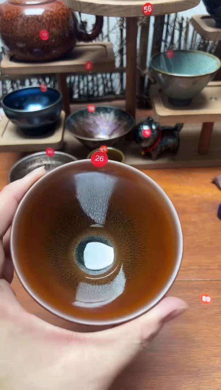 茶盏萝**子26号建盏工匠茶器