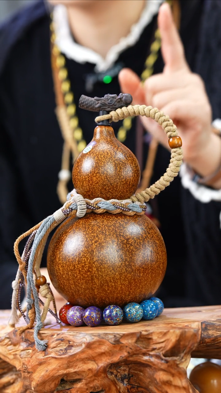 【闪购商品】363—光岳葫天然大漆酒葫芦不含漆珠