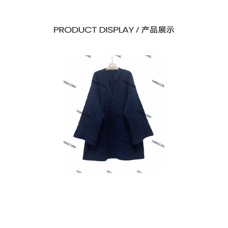 【丝羊绒中古款】贵族超级重磅加厚丝羊绒中古套头大衫2591901