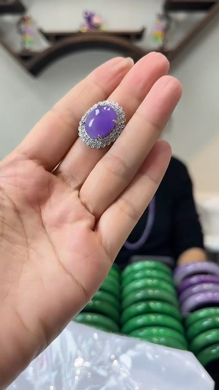 【闪购商品】砖雕a22 满色蛋面戒指