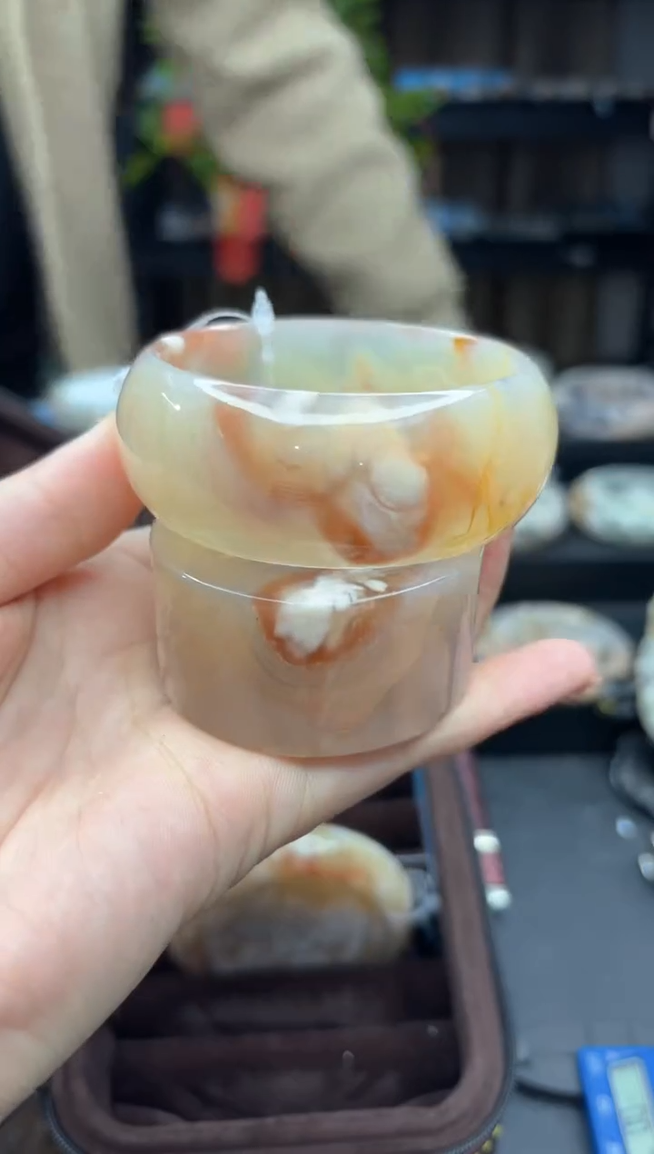 【闪购商品】石英质玉手镯未镶嵌2174（56圈赠送镯心）