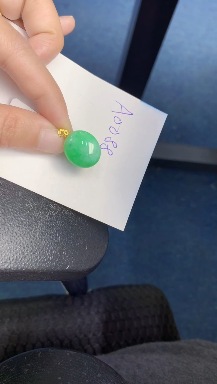 【闪购商品】翡翠颈饰18K金镶嵌000000000