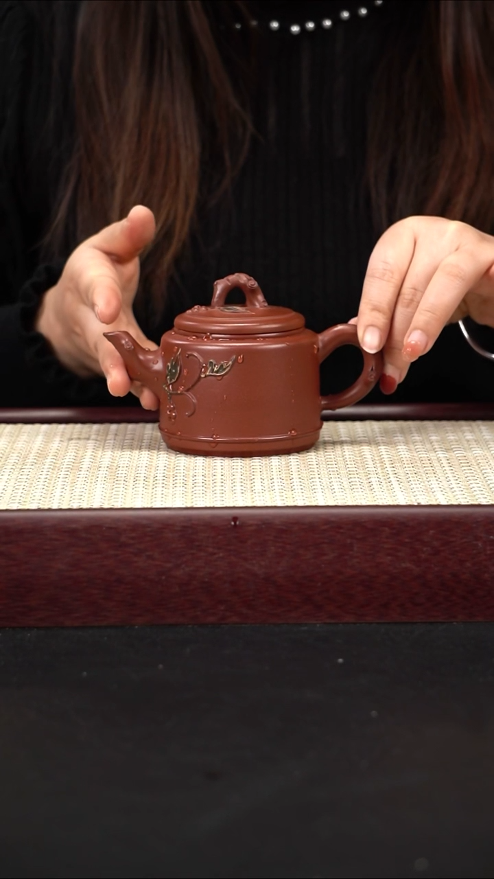 茶壶紫砂朱泥 葡萄