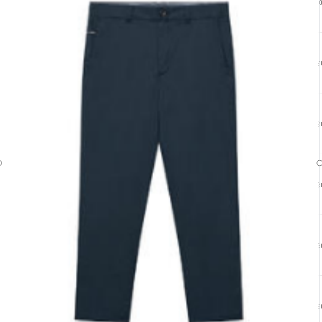 诺帝卡休闲舒适梭织裤-231PO31634NV