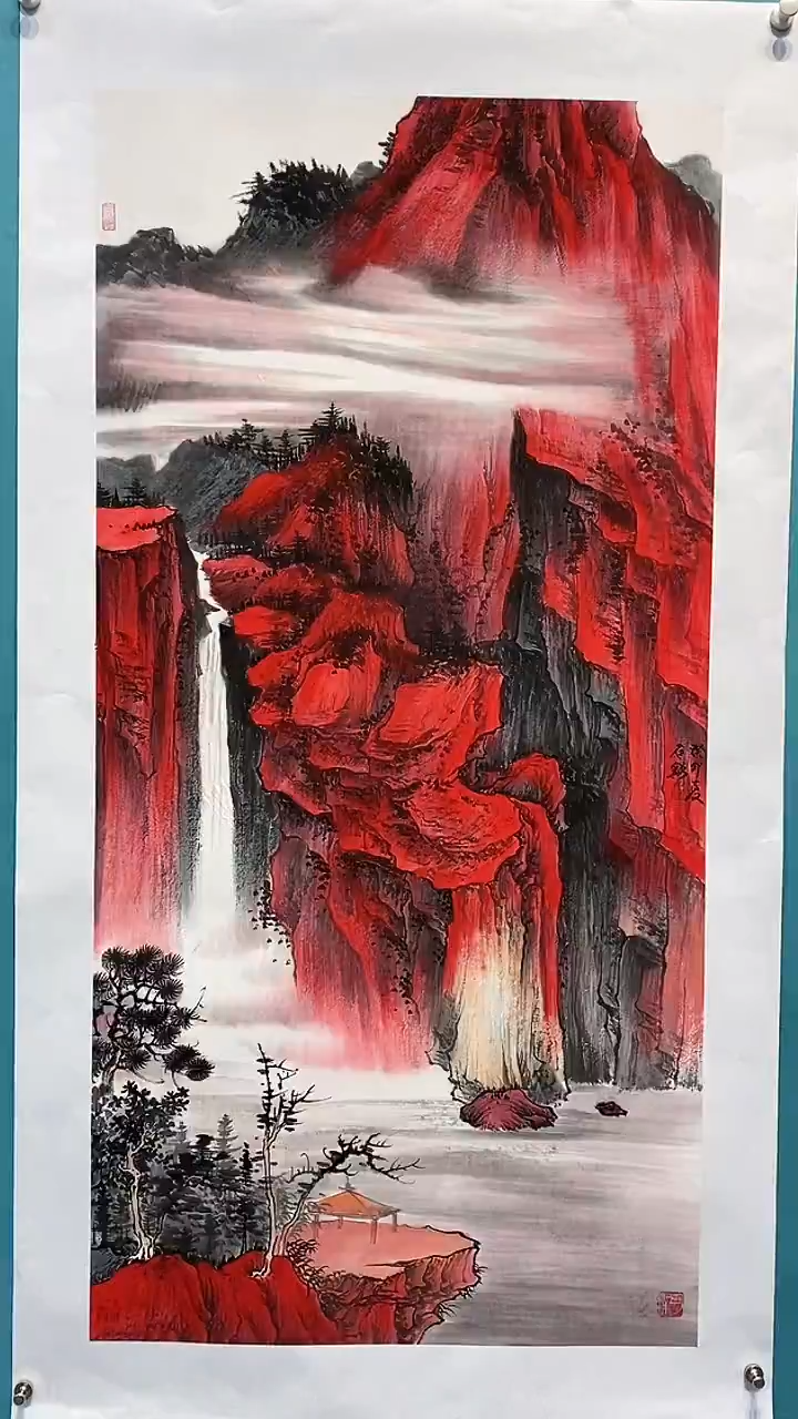 国画国画画都展厅国画作品28