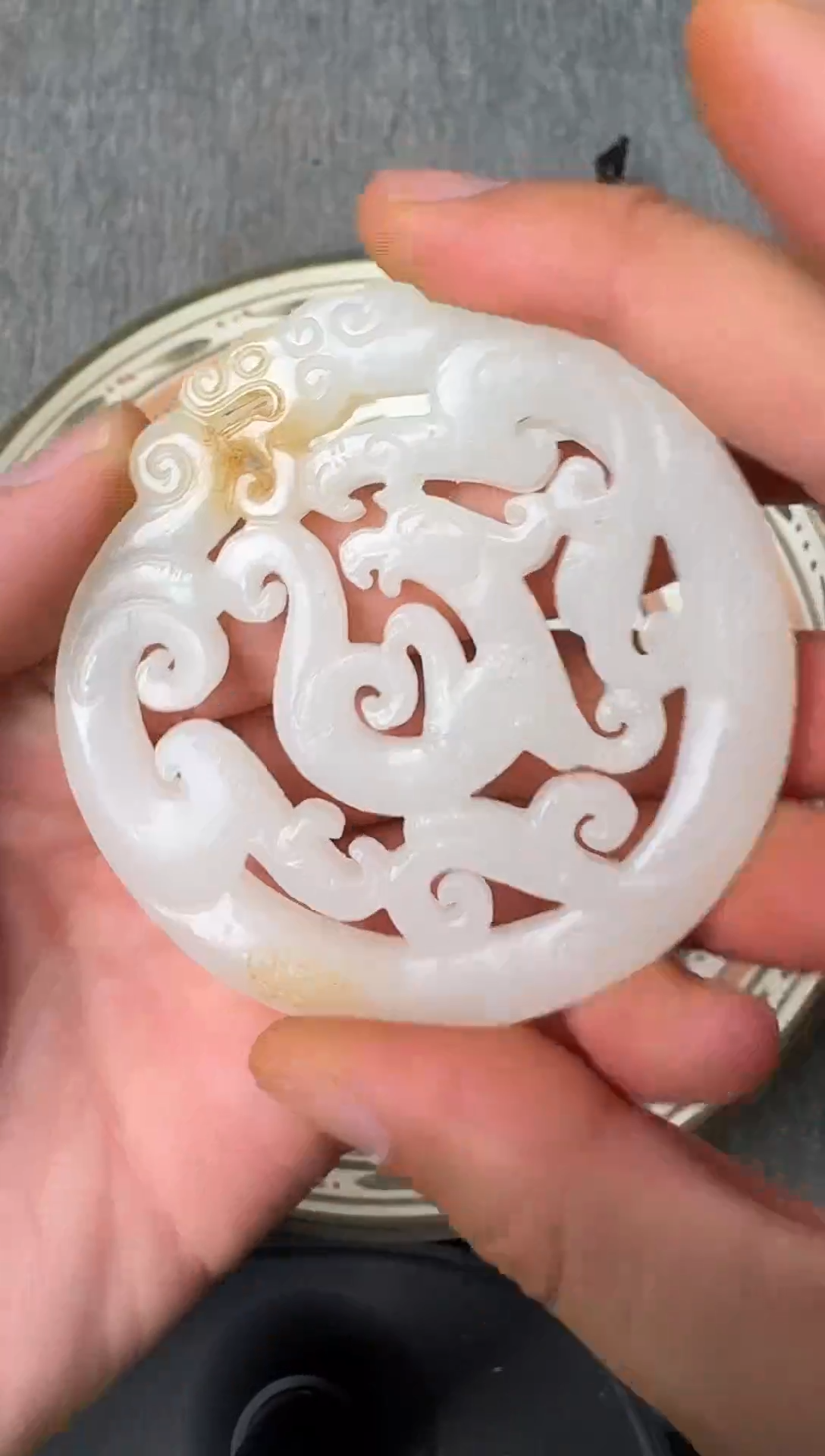 未镶嵌和田玉把件88888