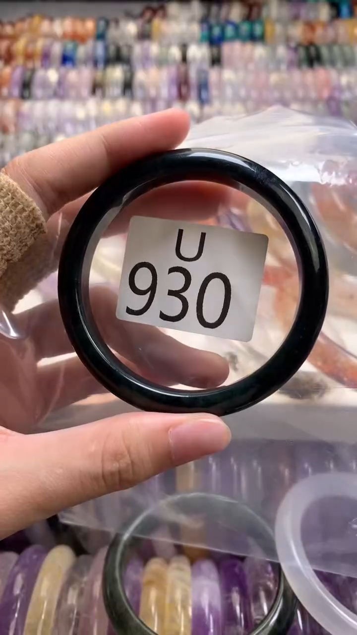 水晶手镯（圆镯）未镶嵌水晶手镯930-57