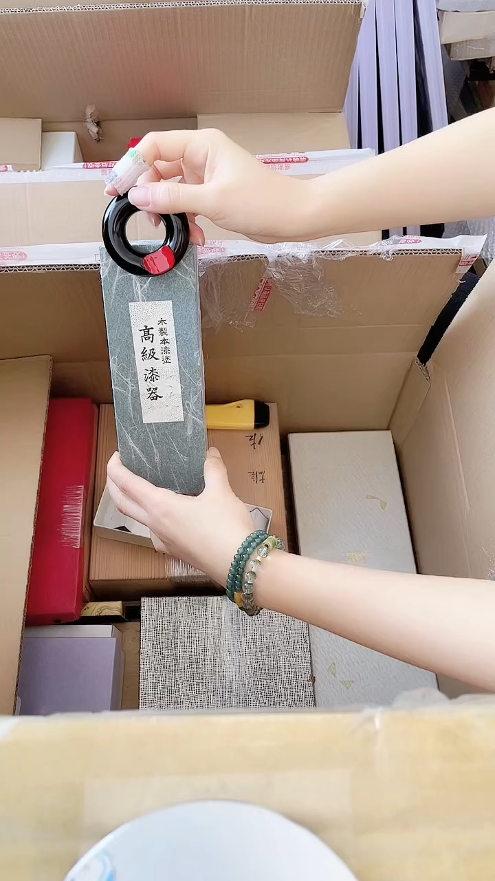 【闪购商品】盘日产大漆实木筷置勺置