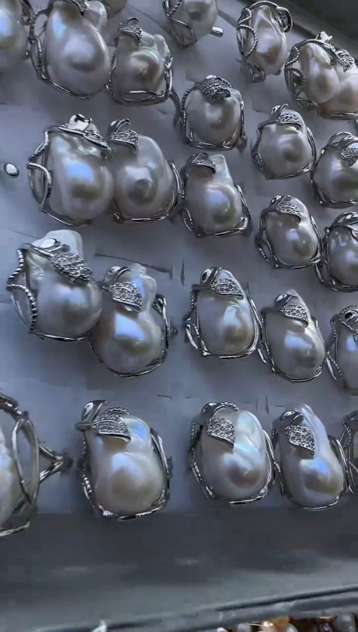 【闪购商品】淡水珍珠戒指未镶嵌227多样性发货  发其一