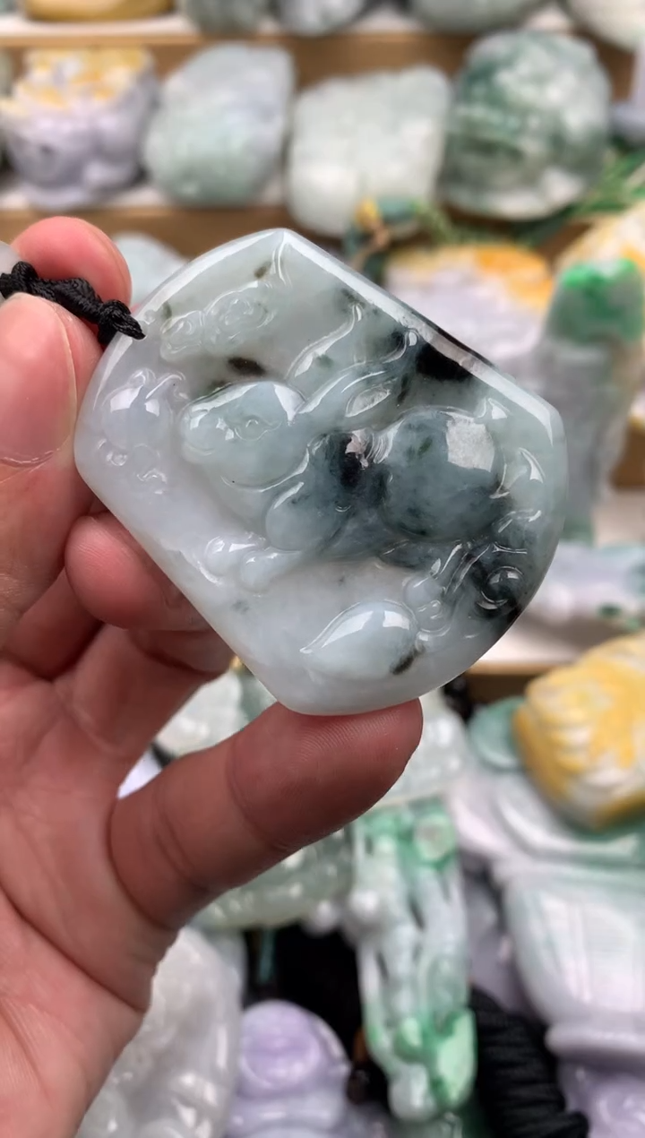 吊坠(不含链)未镶嵌翡翠1