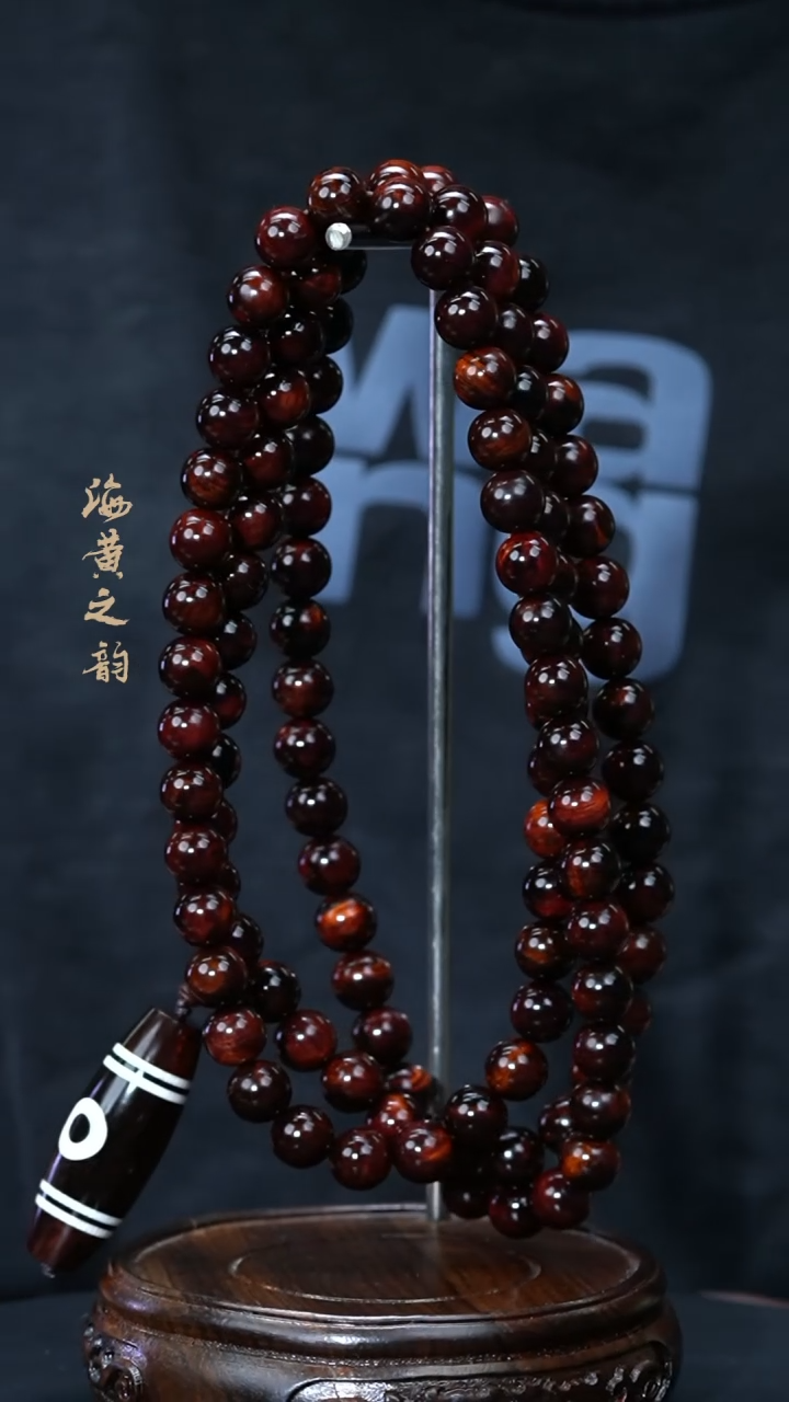 【闪购商品】黄花梨/降香黄檀手串/手链10mm紫瘤+柱(多样性,发一)