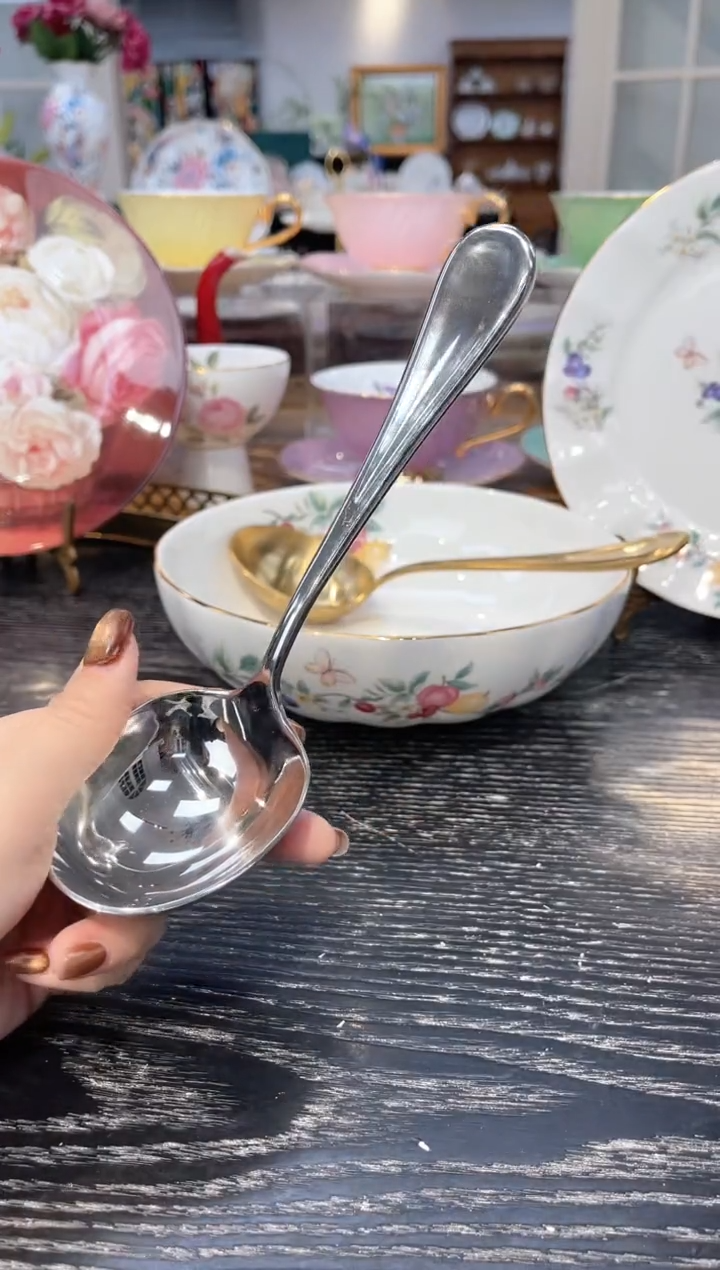 不锈钢嗦粉勺        