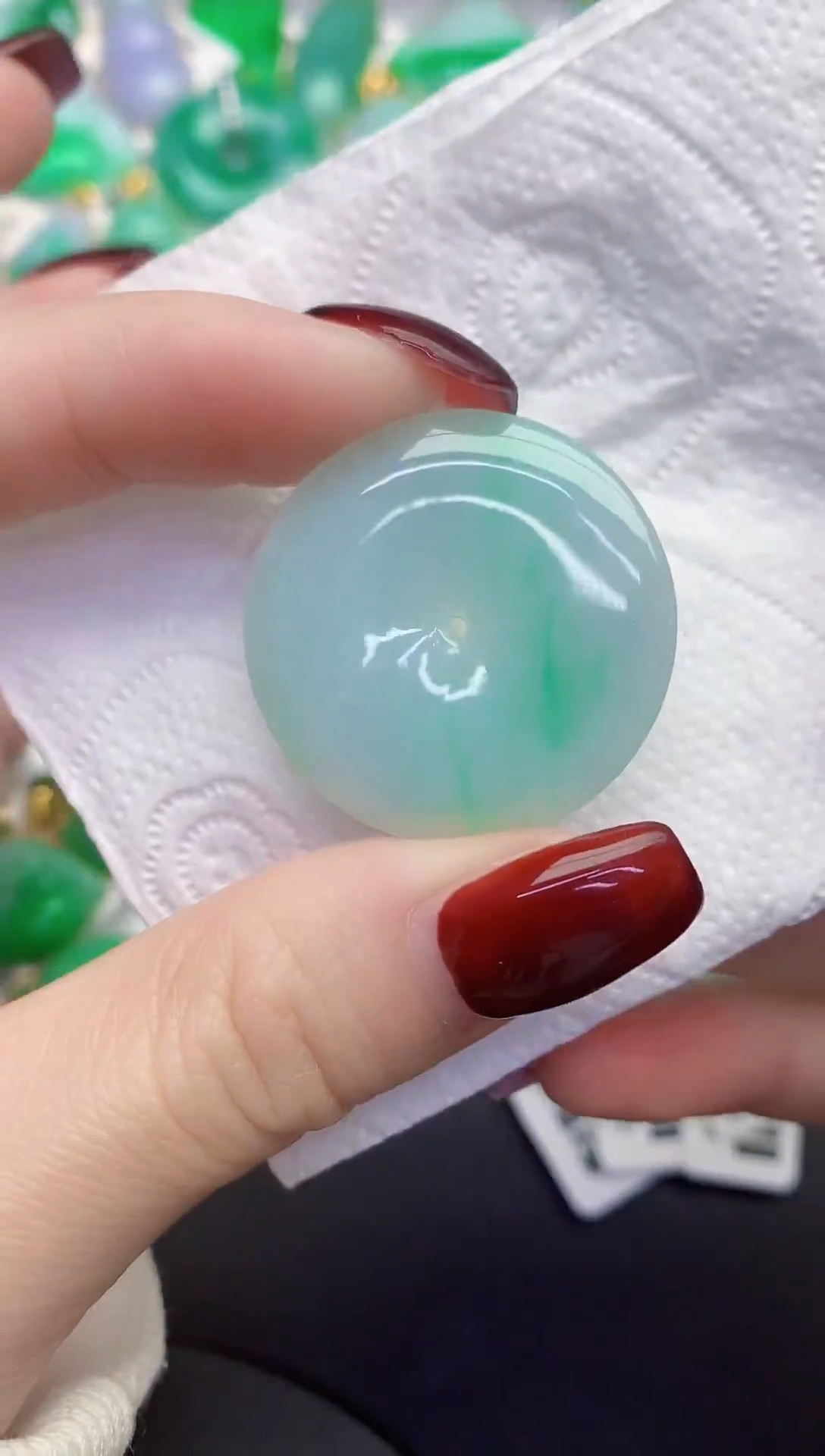 颈饰未镶嵌翡翠缅甸天然翡翠A货