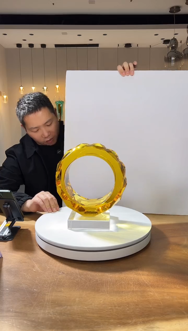 【闪购商品】茶宠巴比特美学-金色光影之环O型