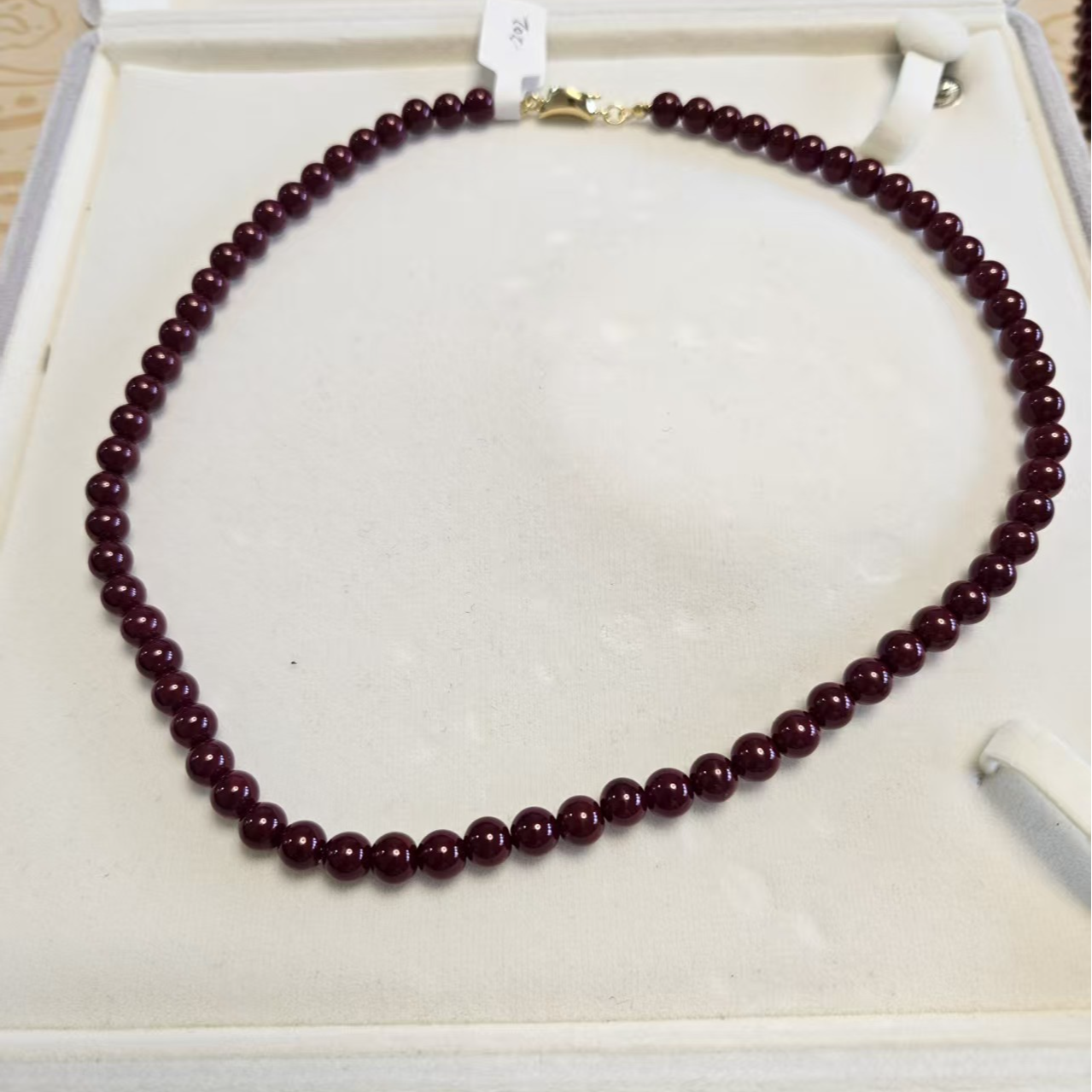 铜合金项链 【设计款轻奢饰品】202豆沙红时尚项链百搭