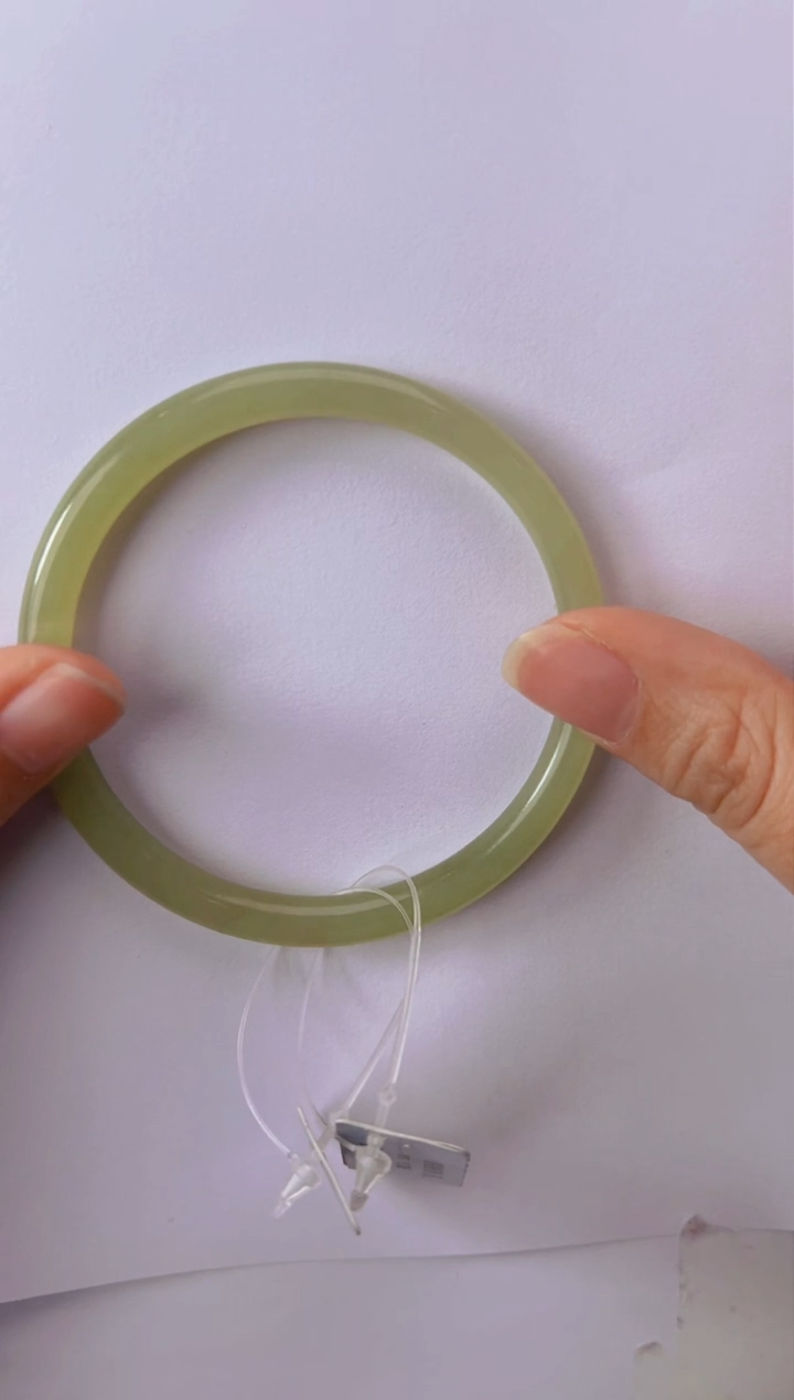 【闪购商品】和田玉（糖玉）手镯未镶嵌【大足石刻】天然和田玉玉镯 