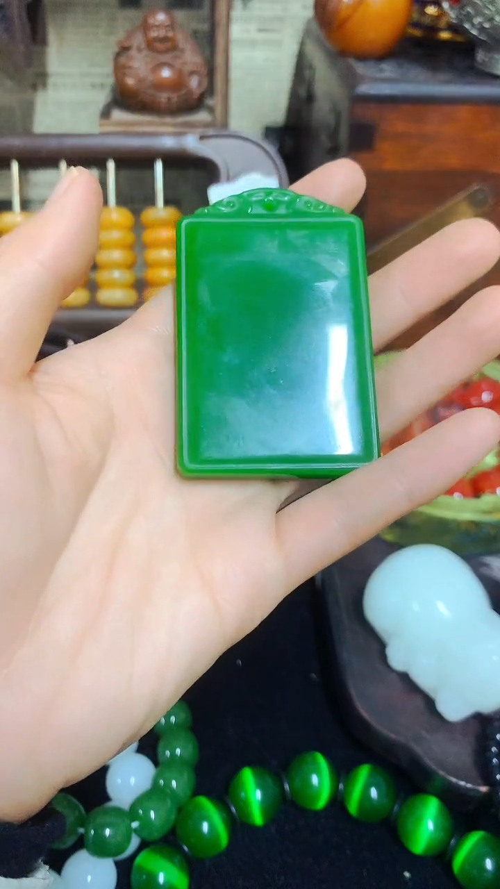 【闪购商品】和田玉（碧玉）颈饰未镶嵌主播推荐主播推荐