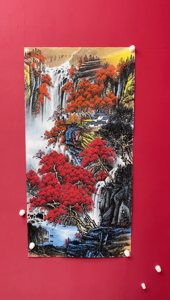 【闪购商品】国画吴-四尺山水/无框/W