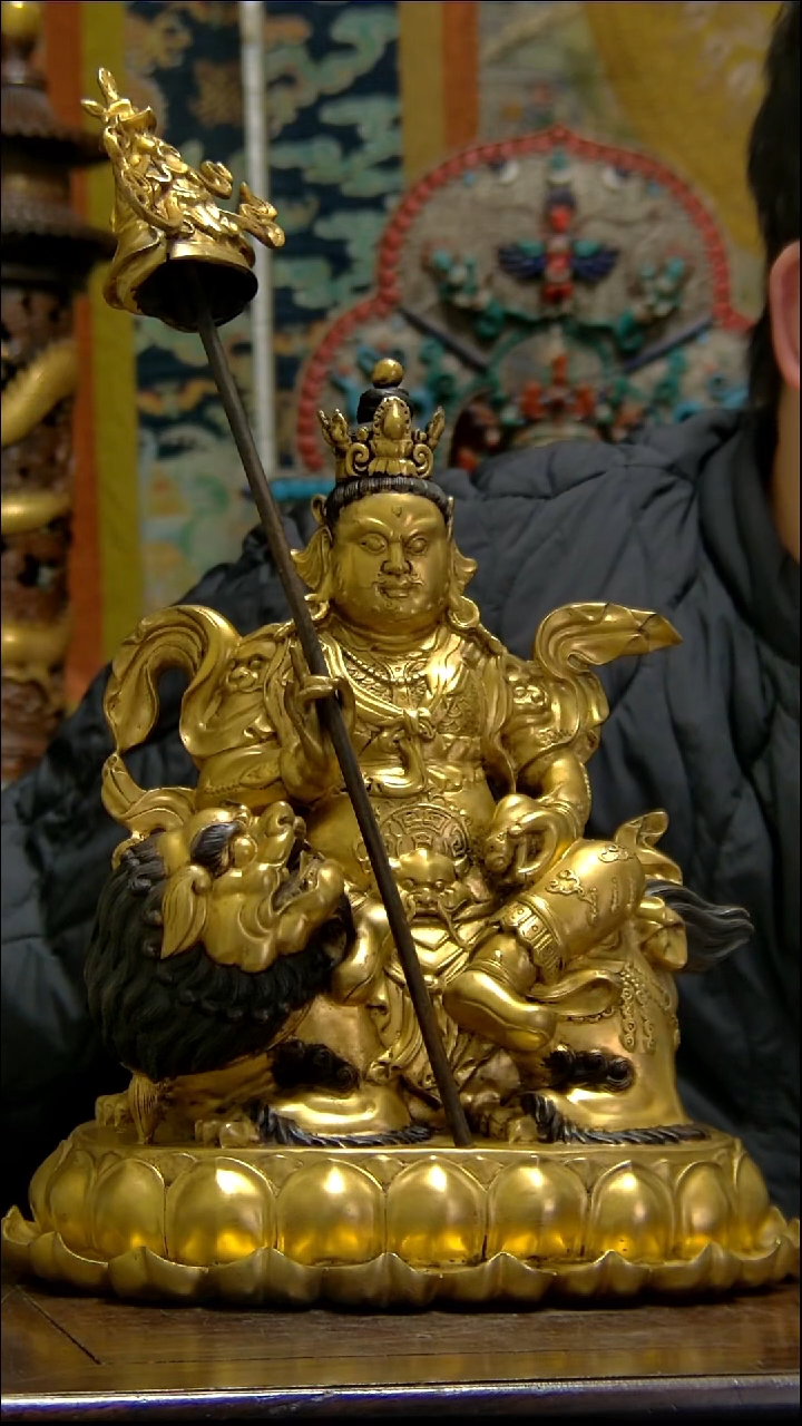 造像铜像铜造像收藏财宝天王