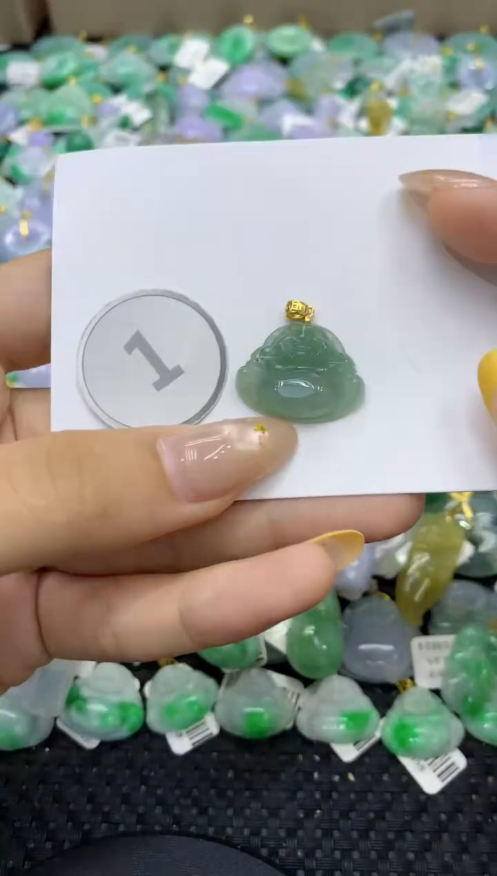 颈饰未镶嵌翡翠天然麻烦翡翠A货