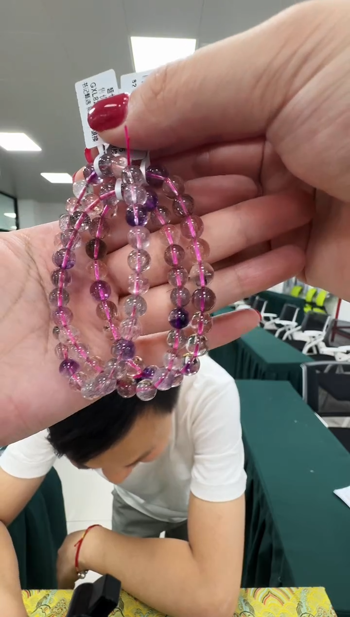 水晶手链未镶嵌GXL829 约7mm多样式发一件
