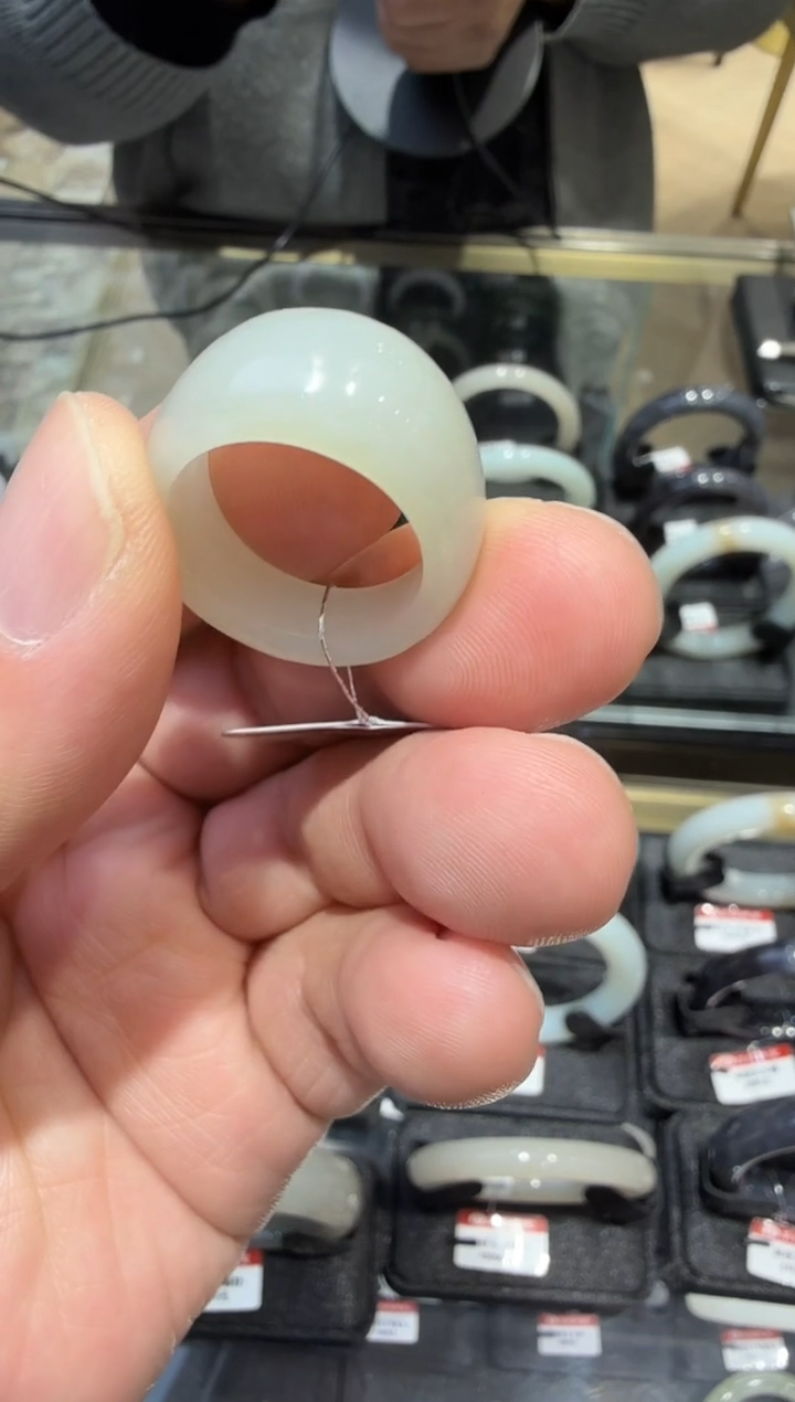 未镶嵌戒指和田玉水20