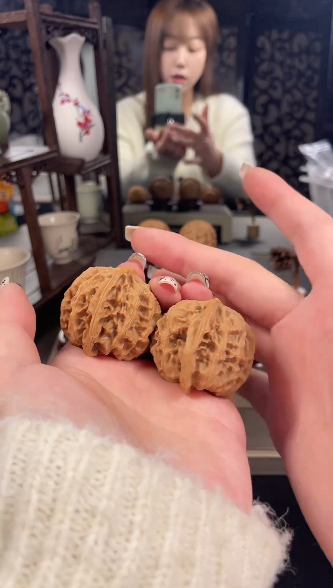 【闪购商品】文玩核桃把件苹果园39尺-14