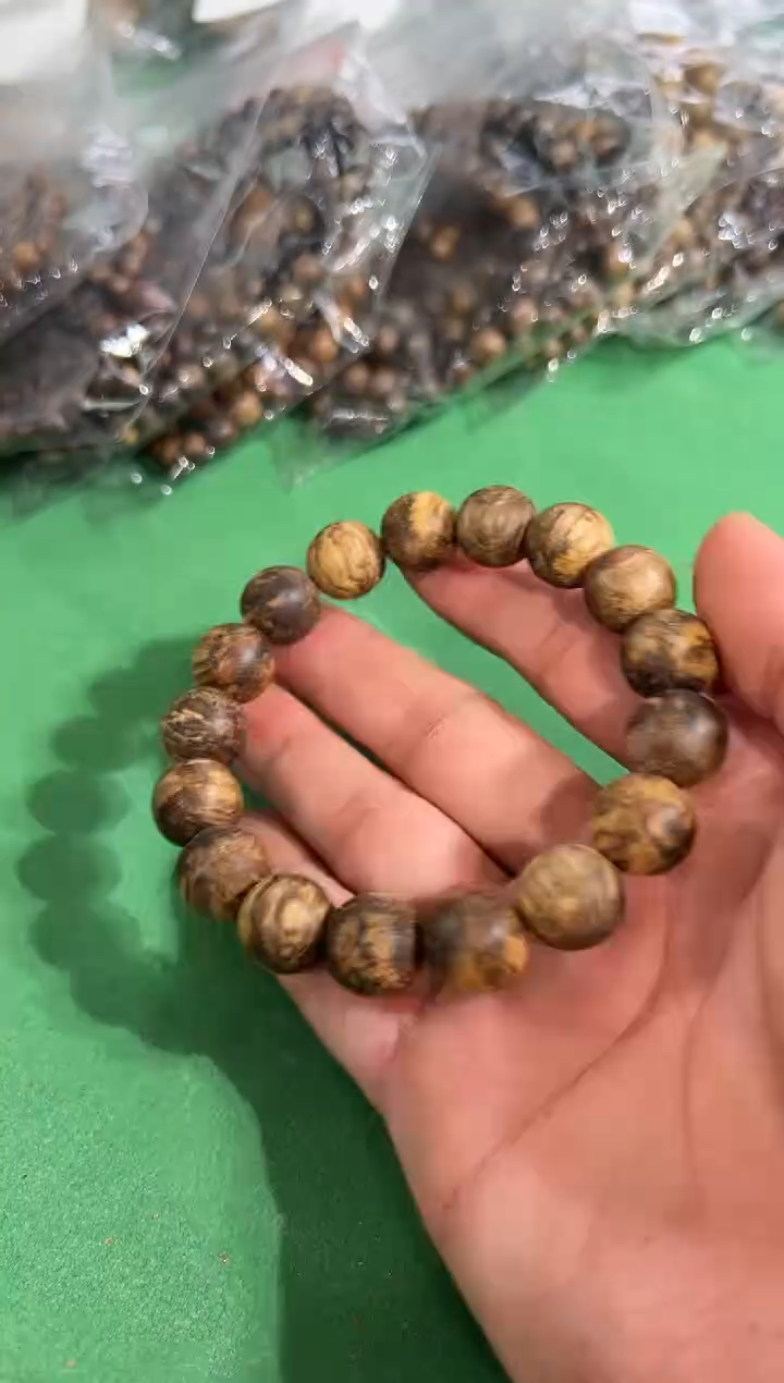 【闪购商品】沉香手串124号沉水芽庄虎斑多样性发一